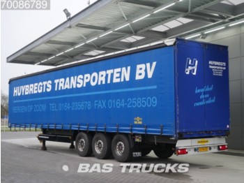 Humbaur 2x Liftachse HSA2006 - Semi-trailer dengan terpal samping