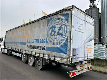 Humbaur HSA2006    3  -Achs  Auflieger Hubdach  - Semi-trailer dengan terpal samping