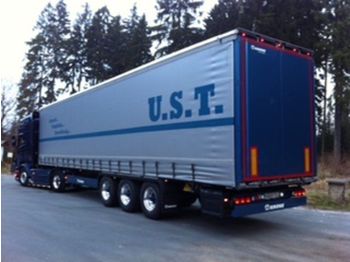 Krone Schiebeplanen Sattelauflieger  - Semi-trailer dengan terpal samping
