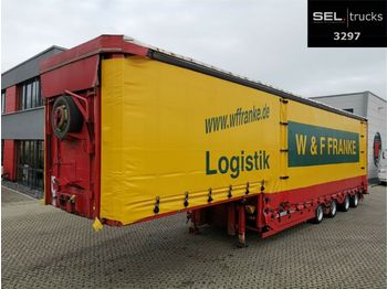 Meusburger MPG-4 / 2 Achsen nachlaufgelenkt /RADMULDEN !!!  - Semi-trailer dengan terpal samping