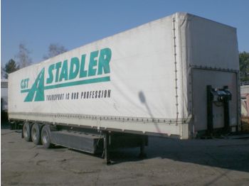 Schwarzmüller Bordwandtrailer,Coilmulde,Trommel bremse  - Semi-trailer dengan terpal samping