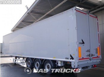 Stas 91m3 Liftachse Walking Floor Cargo Floor Alu Trailer S300ZX - Semi-trailer dengan terpal samping