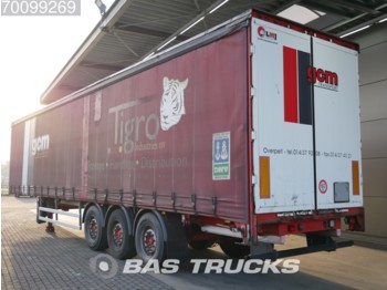 TURBO'S HOET Liftachse Bordwande OPS/3AT/39/03BSRM - Semi-trailer dengan terpal samping