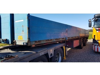 Dapa 2 akslet trailer 11,00 meter til krantrækker - Semi-trailer flatbed