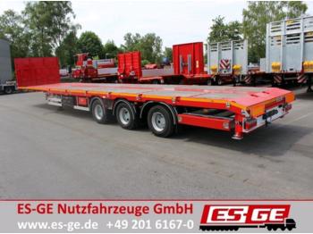 ES-GE 3-Achs-Megatrailer - teleskopierbar  - Semi-trailer flatbed