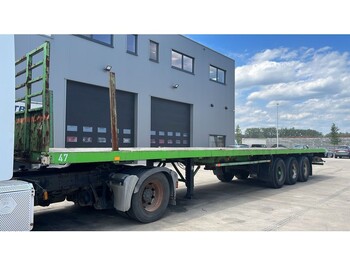 Flandria OPL339T (TWISTLOCKS / TAMBOURS / DRUM BRAKES / BELGIAN TRAILER) - Semi-trailer flatbed