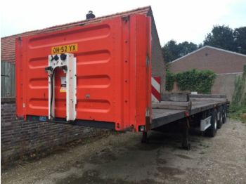 Fliegl SDS 450 2 x Stuuras - Semi-trailer flatbed