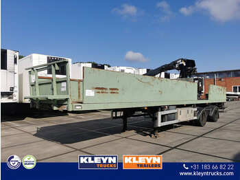 Huffermann HSF 20.11 2 axles tridec steer - Semi-trailer flatbed