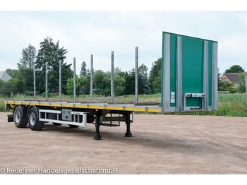 Müller-Mitteltal SAL 2-ACHS PLATEAU MIT STECKRUNGEN NL26to  - Semi-trailer flatbed