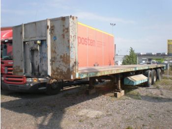 NARKO 3-aks jatkettava - Semi-trailer flatbed