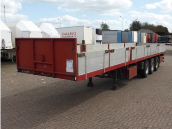 Nooteboom EXTENDABLE STEERAXLE PAYLOAD 33 - Semi-trailer flatbed