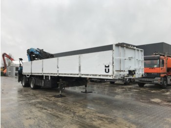 Pacton 2ASSER + EFFER 370 4S + FLYJIB 4S - Semi-trailer flatbed