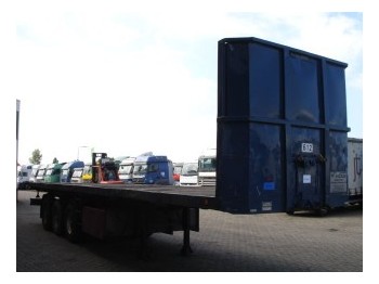 SCHROEDER WIESMOOR OPEN STEEL SUSPENSION 3-AS - Semi-trailer flatbed