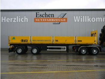 Schmidt 2 Achs Pritsche, ausziehbar, Luft/Lift, BPW  - Semi-trailer flatbed