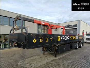 Schmidt Cordes C SAKL 300 / Lenkachse / Ausschub  - Semi-trailer flatbed