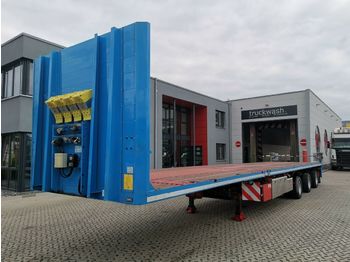 Schmidt Hagen /  Doppeltele zwangsgel. / 27 m /NEW TYRES  - Semi-trailer flatbed