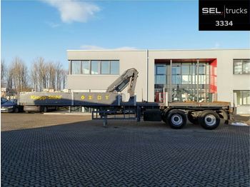 Schmidt Schütte / Stahl / Lenkachse / Ausschub  von 1,5m  - Semi-trailer flatbed