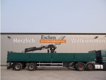 Schröder, Hiab R 165 F 3 Roll Kran, Luft, BPW  - Semi-trailer flatbed