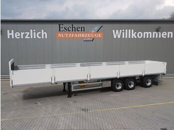 Schröder*NEU* Baustoff*Mitnahmestapler*Lenkachse  - Semi-trailer flatbed