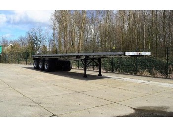 TMH - 3-50 Flatbed trailer with 20 and 40" twistlocks - Semi-trailer flatbed