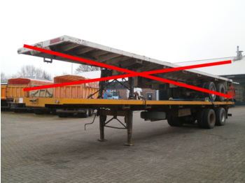 Traylona 2-axle platform trailer 50000 kg / extendable 22 m - Semi-trailer flatbed
