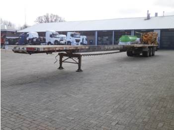 Traylona 3-axle extendable platform trailer 59000kg / 21.5m - Semi-trailer flatbed