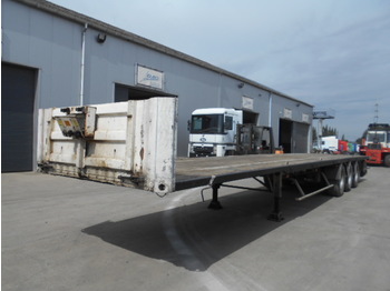 Trouillet ST 3380 (SMB AXLES) - Semi-trailer flatbed