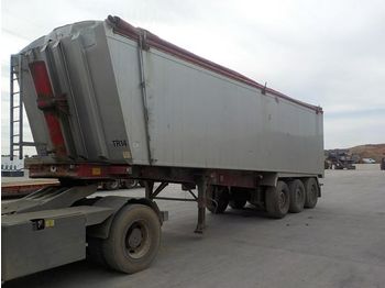  2007 Weightlifter Tri Axle Insulated Bulk Tipping Trailer c/w WLI, Easy Sheet (Plating Certificate Available, Tested 05/20) - Semi-trailer jungkit