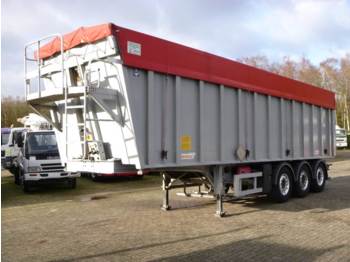 Benalu Tipper trailer alu 49.5 m3 + tarpaulin - Semi-trailer jungkit
