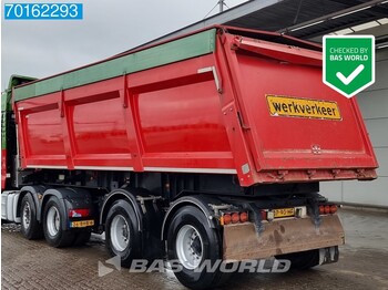 GS Meppel 45-3033-126 bl7 2 axles NL-Trailer 26m3 Multi-Kappen Lift+LenkAchse - Semi-trailer jungkit