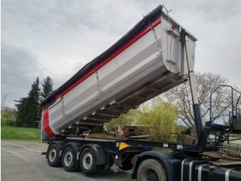 Kempf SKM 35/3 Stahl Rundmulde hydraulische Klappe 30q  - Semi-trailer jungkit