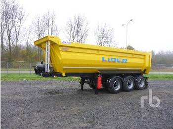 LIDER 25 M3 Tri/ A Half Pipe End Dump Tra - Semi-trailer jungkit