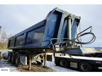  Nor-Slep 3 axle tipping semi with sliding bogie. - Semi-trailer jungkit