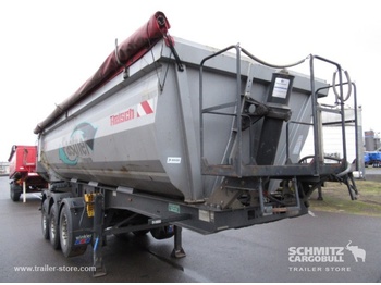 Reisch Tipper Steel half pipe body 26m³ - Semi-trailer jungkit