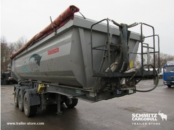 Reisch Tipper steel half pipe body 24m³ - Semi-trailer jungkit