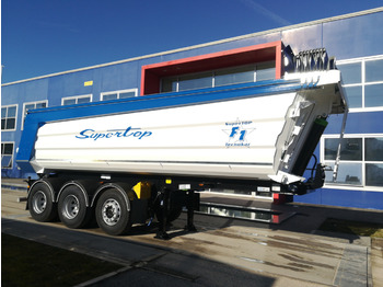 TECNOKAR Supertop F1 - construction tipper - steel body - 30 m³ - 3 axles - Semi-trailer jungkit