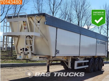 TISVOL 50m3 Alu-Kipper Combi Door 2x Liftachse - Semi-trailer jungkit