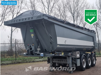 Tecnokar T3P 3 axles 27m3 Cramaro-Verdeck ALCOA SAF IntraDisc - Semi-trailer jungkit