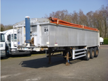 Weightlifter Tipper trailer alu 28 m3 + tarpaulin - Semi-trailer jungkit