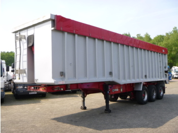 Wilcox Tipper trailer alu 54 m3 + tarpaulin - Semi-trailer jungkit