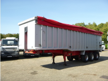 Wilcox Tipper trailer alu 54 m3 + tarpaulin - Semi-trailer jungkit