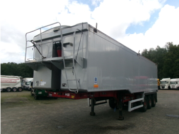 Wilcox Tipper trailer alu 55 m3 + tarpaulin - Semi-trailer jungkit