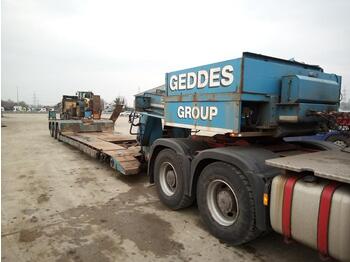  Cometto Tri Axle Drop Neck Low Loader Trailer, Rear Steer, Out Riggers - Semi-trailer low bed