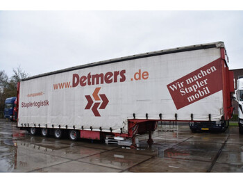 Dinkel - SEMI - SAF AXLES - DRUM BRAKES - RAMPS - SUPPORT LEGS - SLIDING ROOF - - Semi-trailer low bed