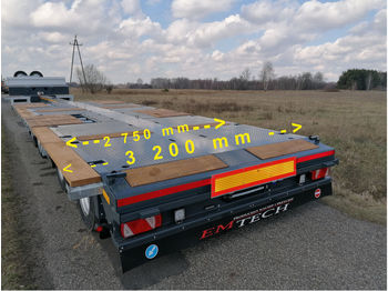 EMTECH 4.NNZ-1R-2N (2 750 !, NA) - Z MAGAZYNU / ST - Semi-trailer low bed