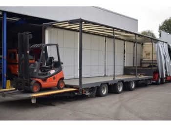 ESVE Forklift transport, 9000 kg lift, 2x Steering axel - Semi-trailer low bed