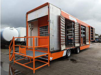 ESVE TA12-10L-10LB-R169 - Gesloten Semi dieplader - AluOpbouw - Stuur-as - BordesTrap - Zijdeuren - 05/2024APK (O1675) - Semi-trailer low bed