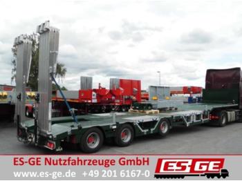 ES-GE 3-Achs-Satteltieflader - mit Radmulden - telesko  - Semi-trailer low bed