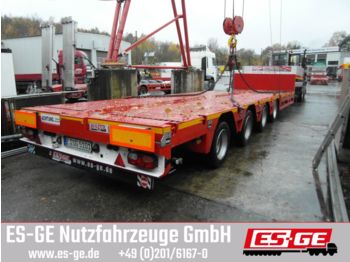 ES-GE 4-Achs-Satteltieflader - tele - nachlaufgelenkt  - Semi-trailer low bed