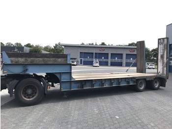 Gheysen en Verpoort 2-assige Semi, Oprijrampen, Verbreedbaar - Semi-trailer low bed